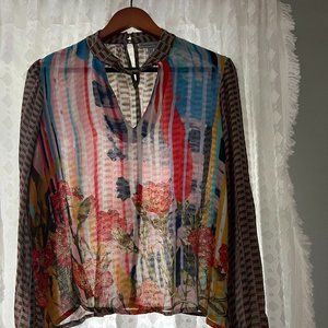 ANTHROPOLOGIE CONDITIONS APPLY  Peasant Blouse